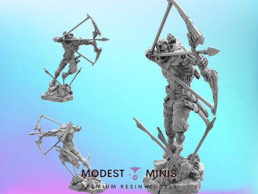 Sharpshooter Rivals | 32mm - 40mm Mini | DnD Mini | Superhero | Trident