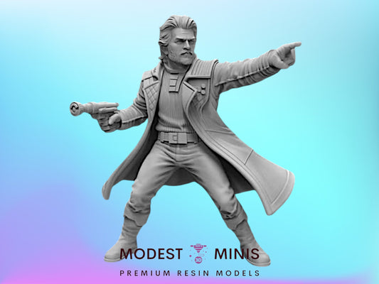Veteran Special Forces Commander - 28mm - 40mm Scale  Black Remnant Star Wars Mini