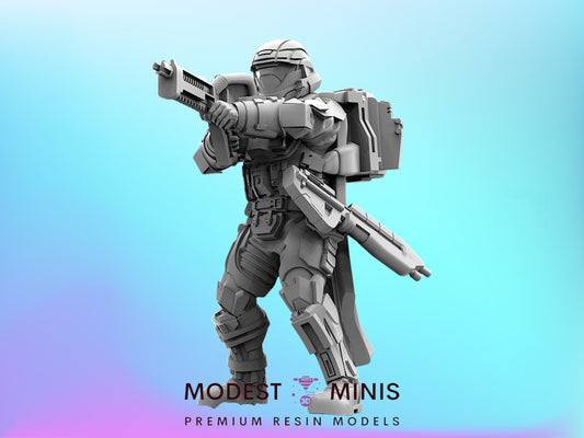 A9 Helljumper Arcthrower | 28mm - 75mm Scale Aliens Miniature | Papsikel