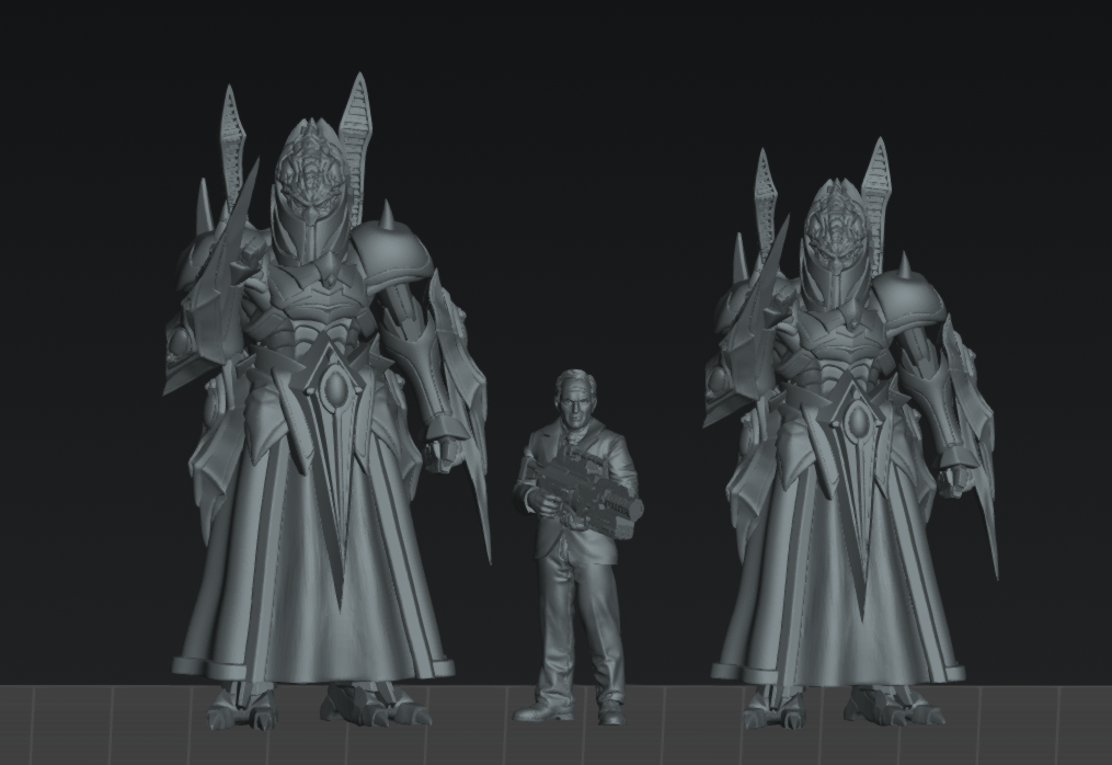 High Lord First Ascendant | 28mm+ Scale Miniature | Sci fi | Papsikels