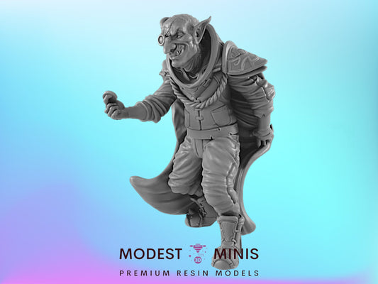 Blackmarket Hobgoblin | 25mm to 100mm Steampunk Mini | DnD | EC3D