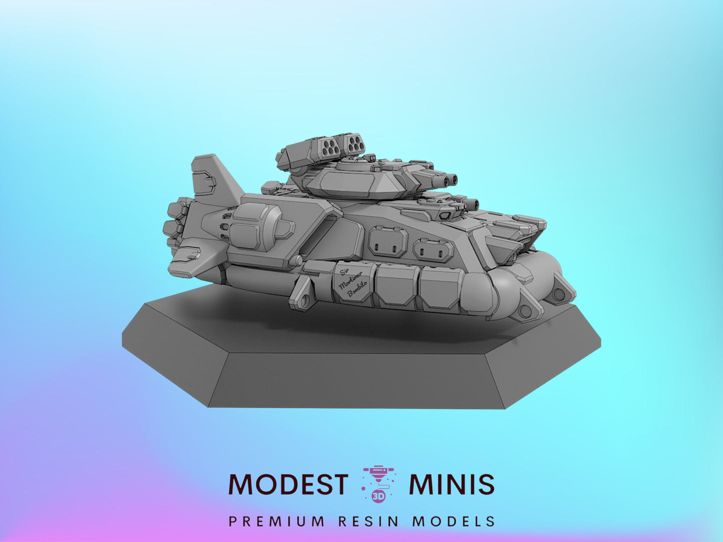 AshHT Hover Tank | 1:265 | 285 | 6mm Battletech Scale | Sir Mortimer