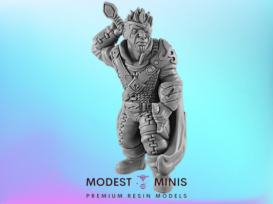 Hunter 1  | 25mm - 75mm Scale | DnD | EC3D Fantasy Mini | Everyday Heroes
