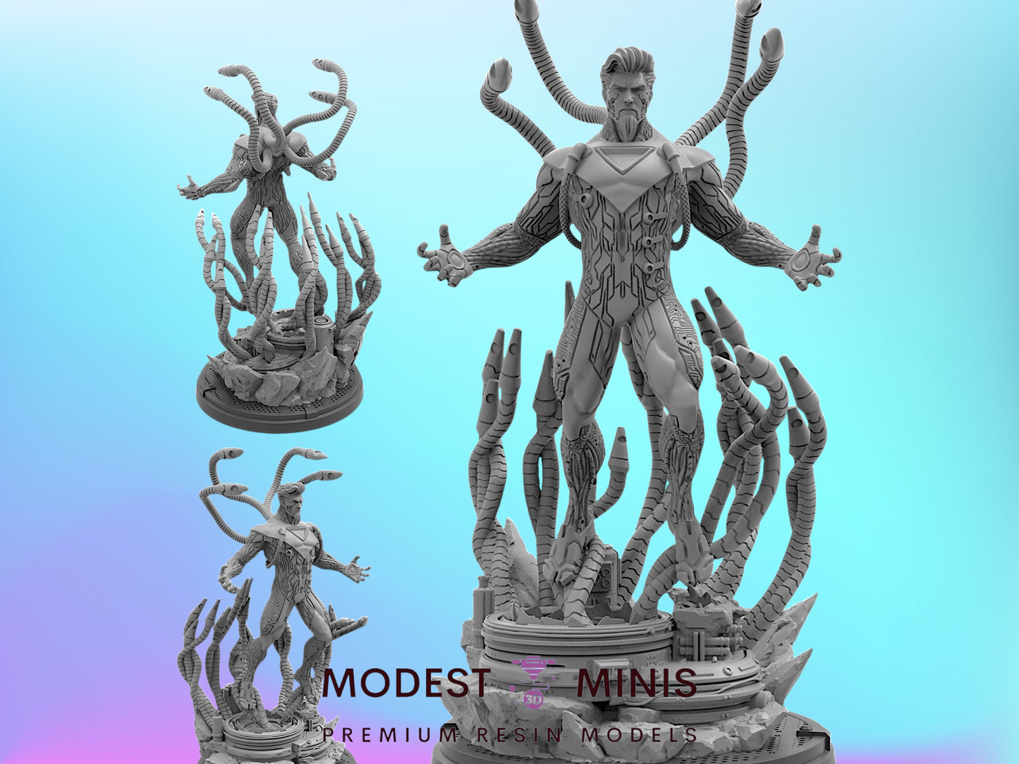 Hybrid Bastion | 32mm - 40mm Mini | Crisis Protocol Proxy | Superhero | Trident