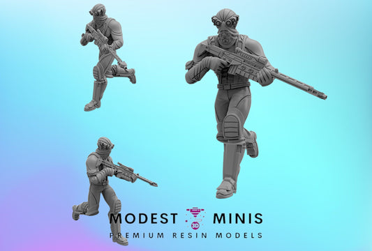 Hydra Sniper 3 | 32mm - 40mm Mini | Crisis Protocol Proxy | Superhero | Trident