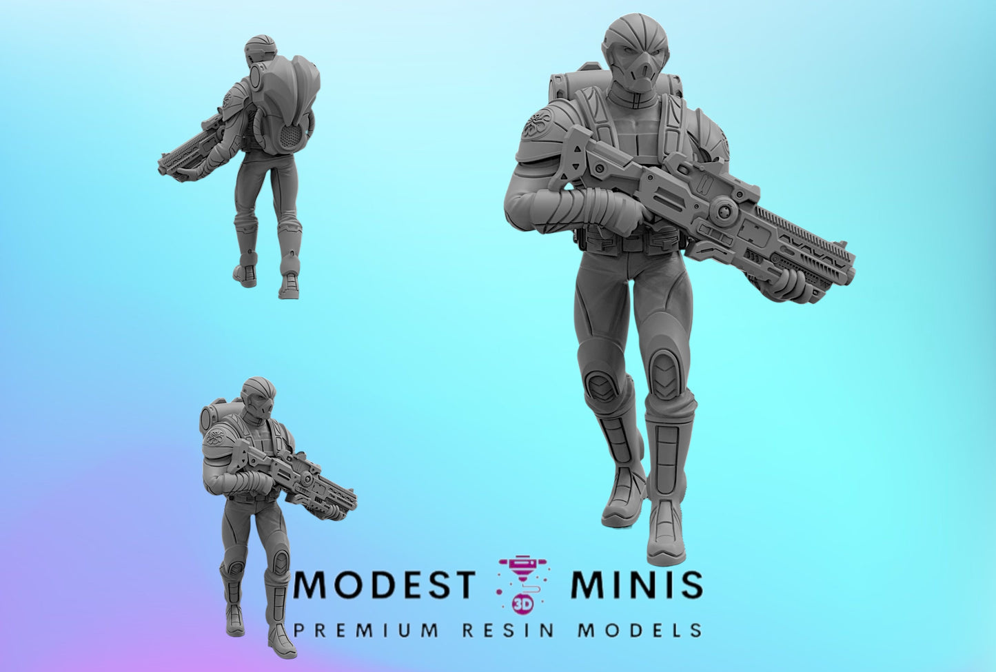 Hydra Trooper 2 | 32mm - 40mm Mini | Crisis Protocol Proxy | Superhero | Trident