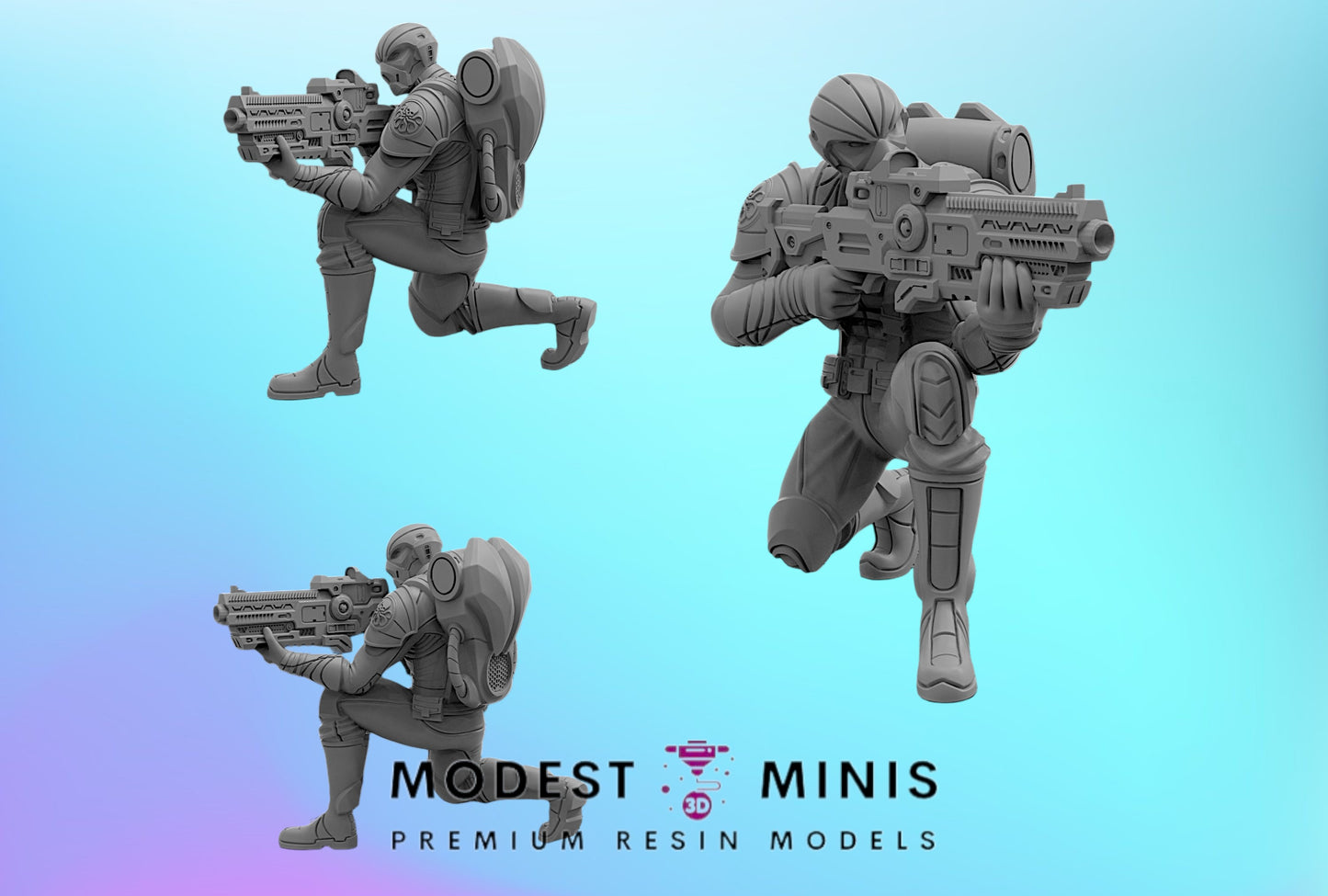 Hydra Trooper 3 | 32mm - 40mm Mini | Crisis Protocol Proxy | Superhero | Trident