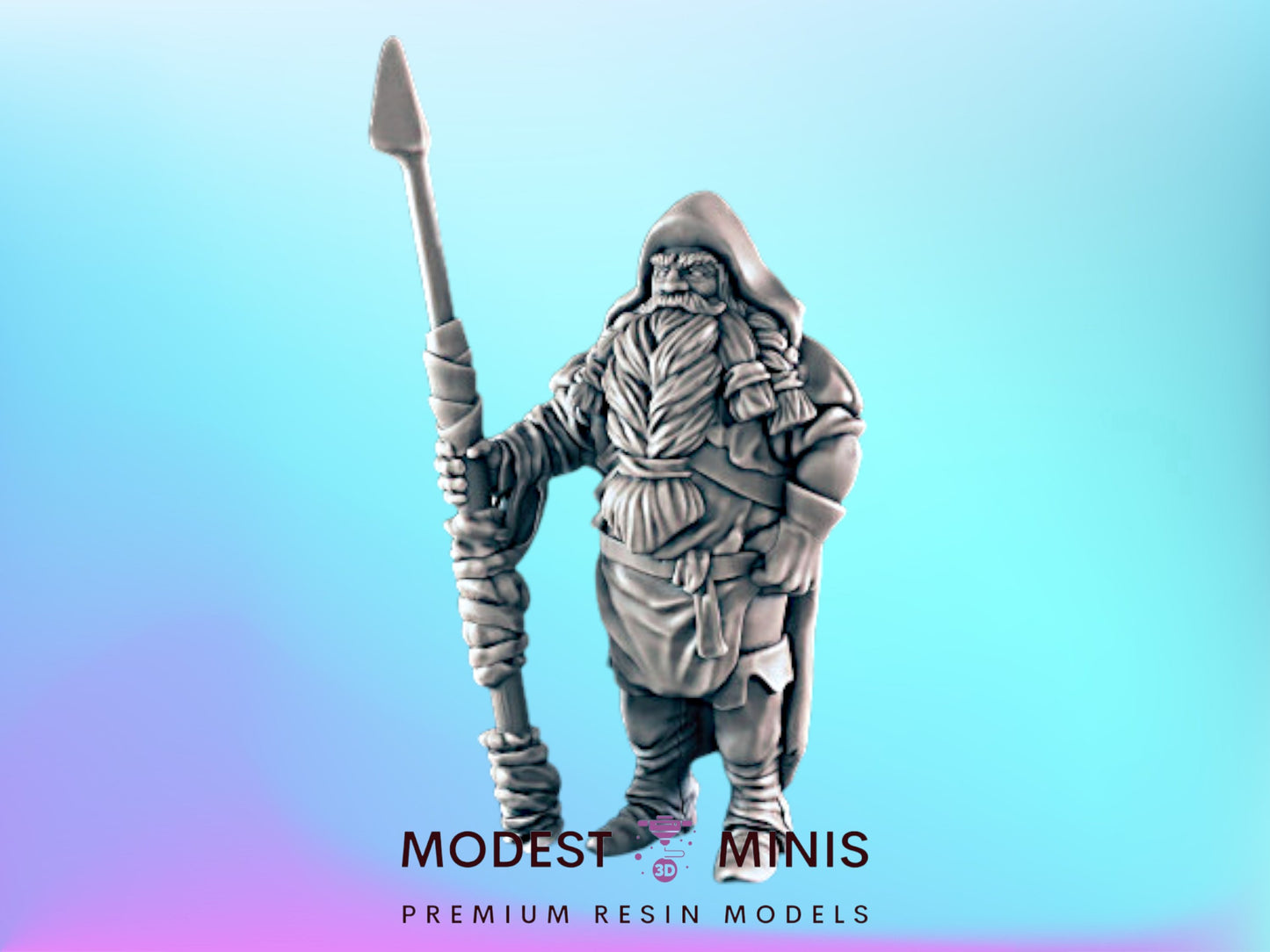 Ice Hunter | 25mm - 75mm Scale | DnD | EC3D Fantasy Mini