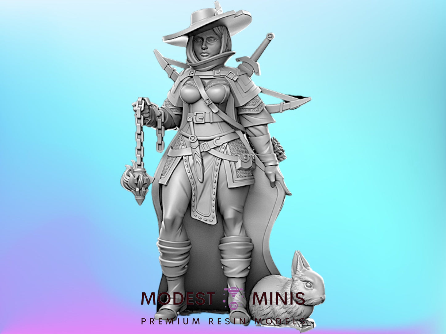 Inquisitor Dungeon Pinups - 28mm 32mm Scale DnD Miniature | RN Estudio