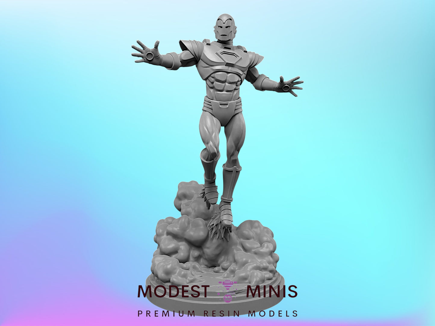West Coast Iron Man | 32mm - 40mm Mini | Crisis Protocol Proxy | Superhero | C27