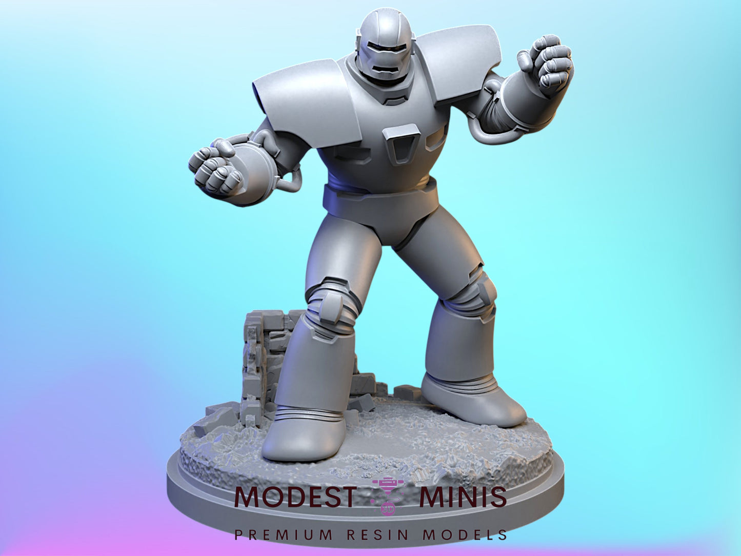 Iron Monger | 32mm - 40mm Mini | Crisis Protocol Proxy | Superhero | C27