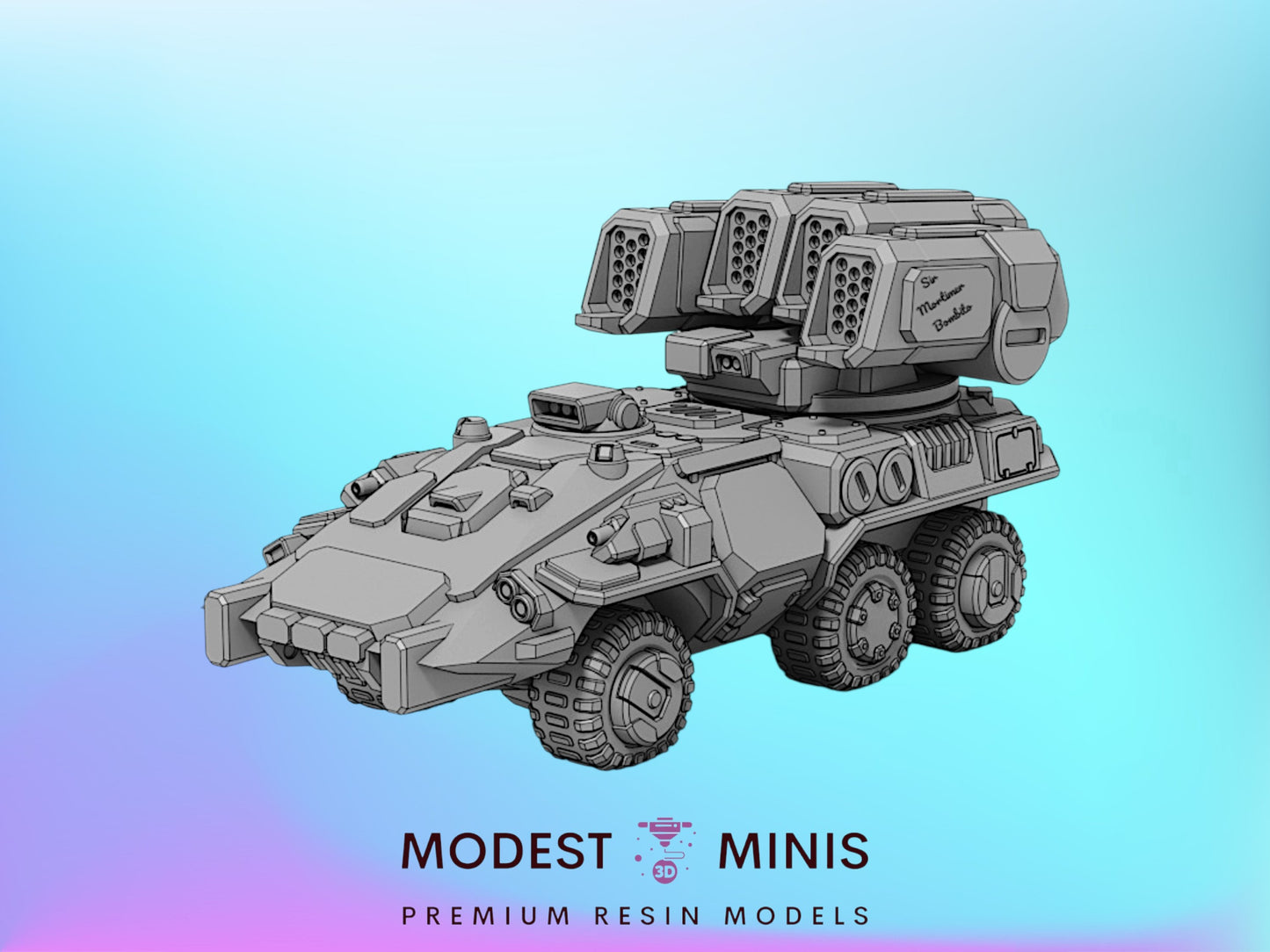 JES3LRM Tank | 1:265 | 285 | 6mm Battletech Scale | Sir Mortimer (Copy)