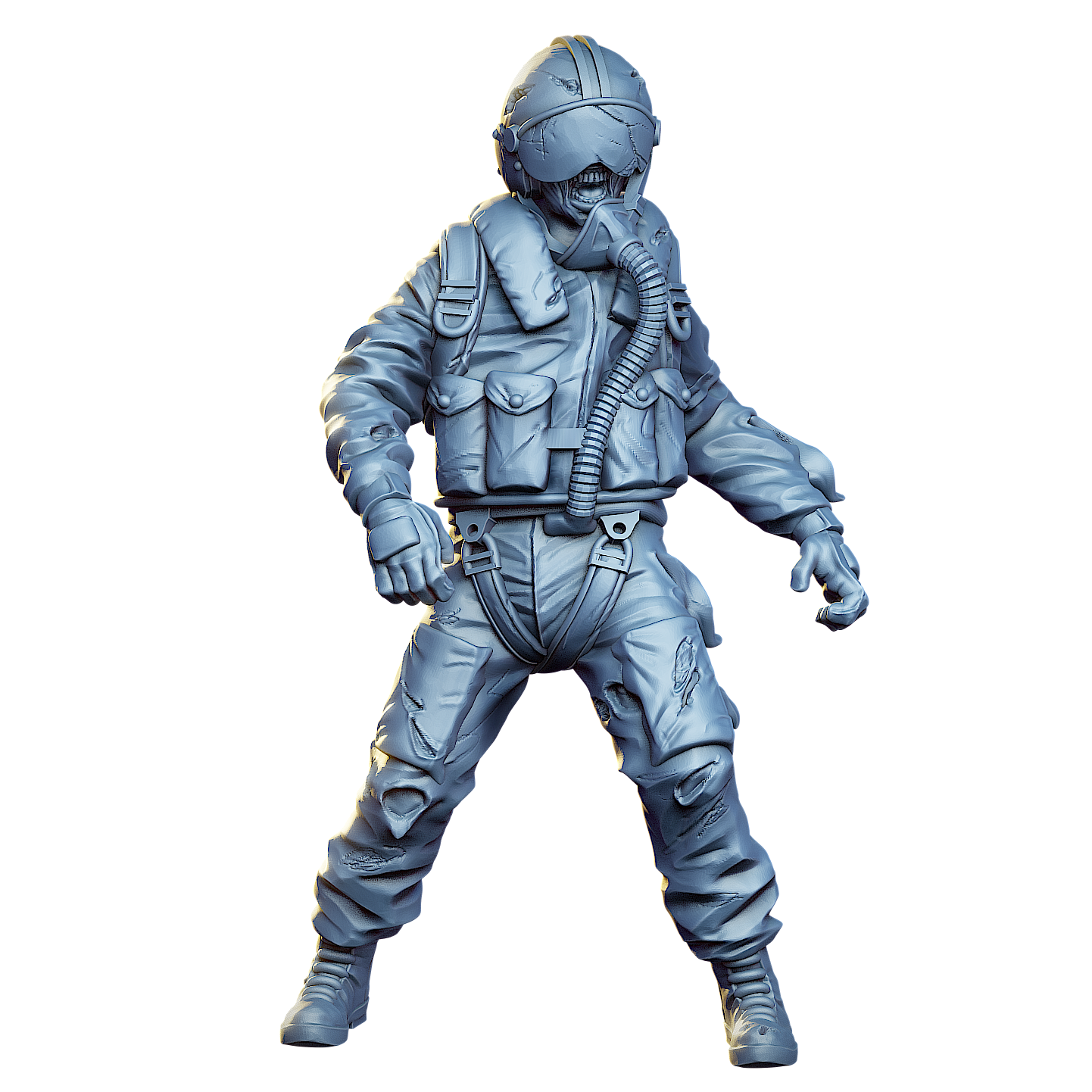 Dead Terminal Zombies and Survivors | 28mm - 100mm Scale Resin Mini | Zombicide | Vaultz
