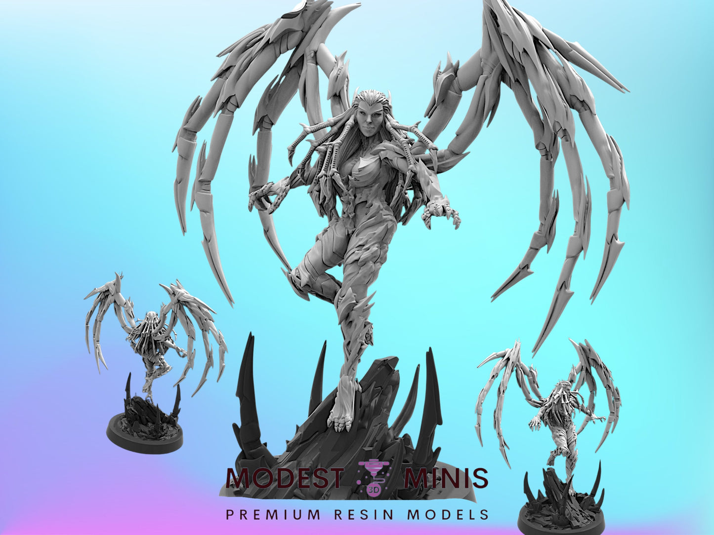Keshayla Lady of Thorns - 32mm Scale Sci Fi Starcraft | Papsikels
