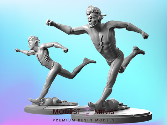 Legion Kid Flash | Resin Miniature Proxy for Crisis Protocol