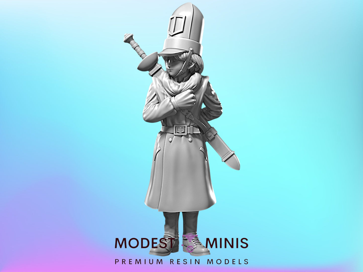 DQ Kiryl - 32mm Scale DnD Miniature | Dungeons and Dragons | JRPG Mini - RN Estudio