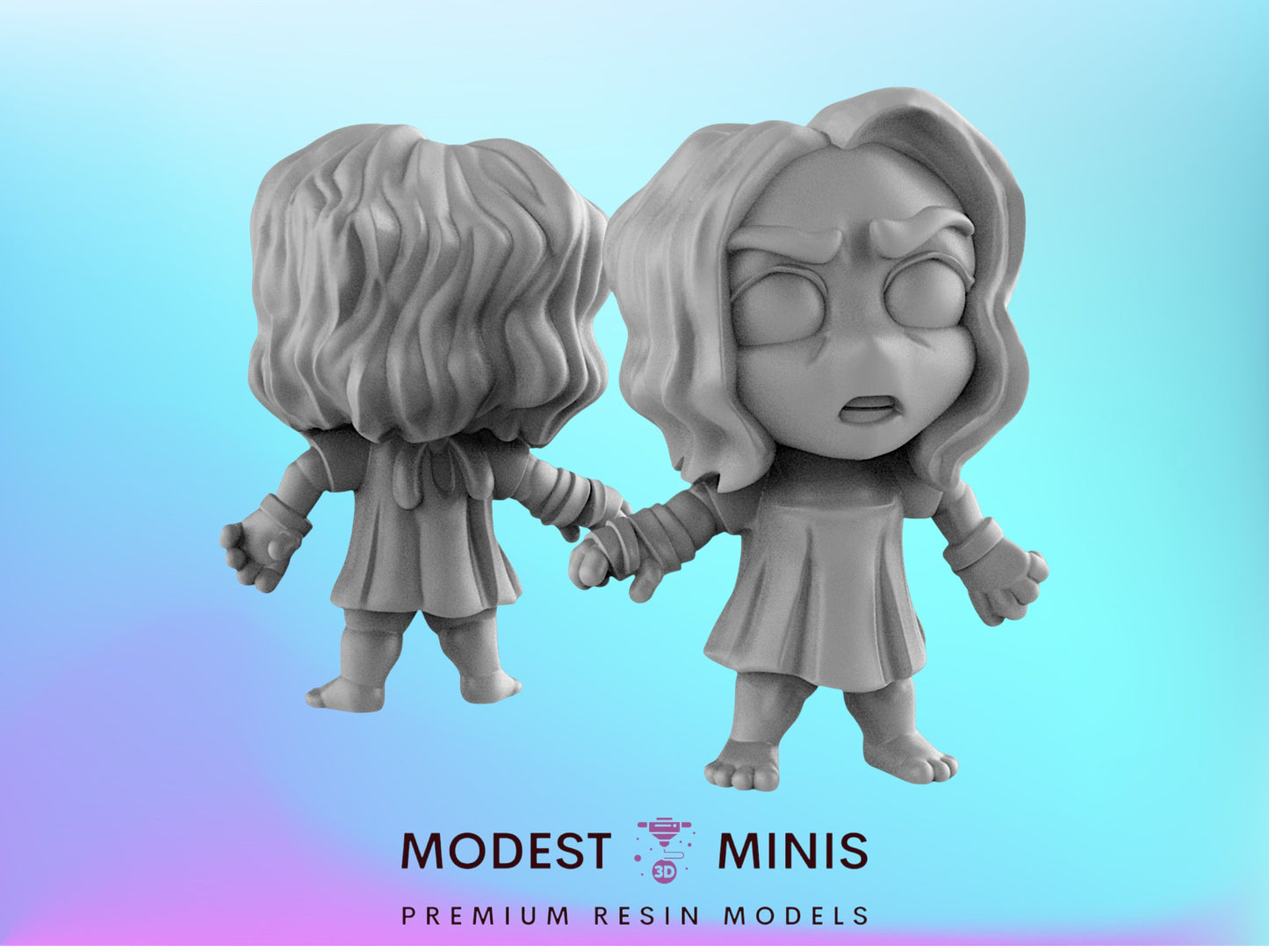 Chibi Laurie Strode - 28mm - 54mm Scale | Worlds End