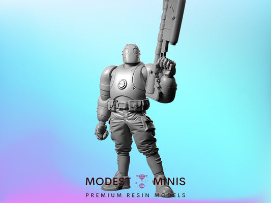 Legion Atomic Robo | Resin Miniature Proxy for Crisis Protocol