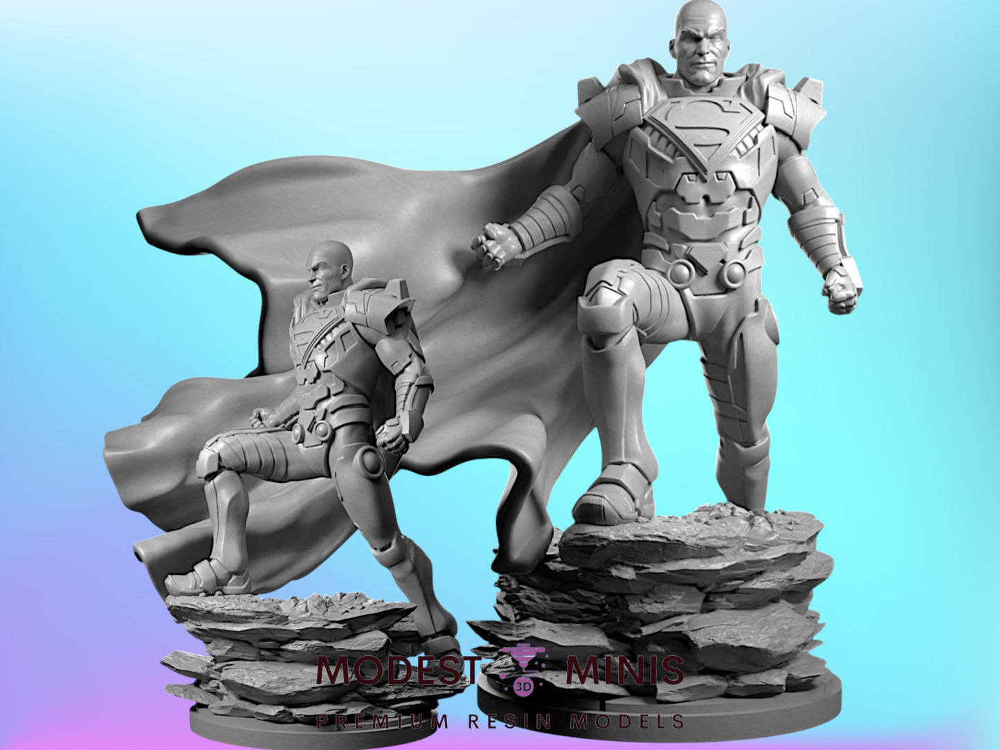 Legion Luthor | Resin Miniature Proxy for Crisis Protocol