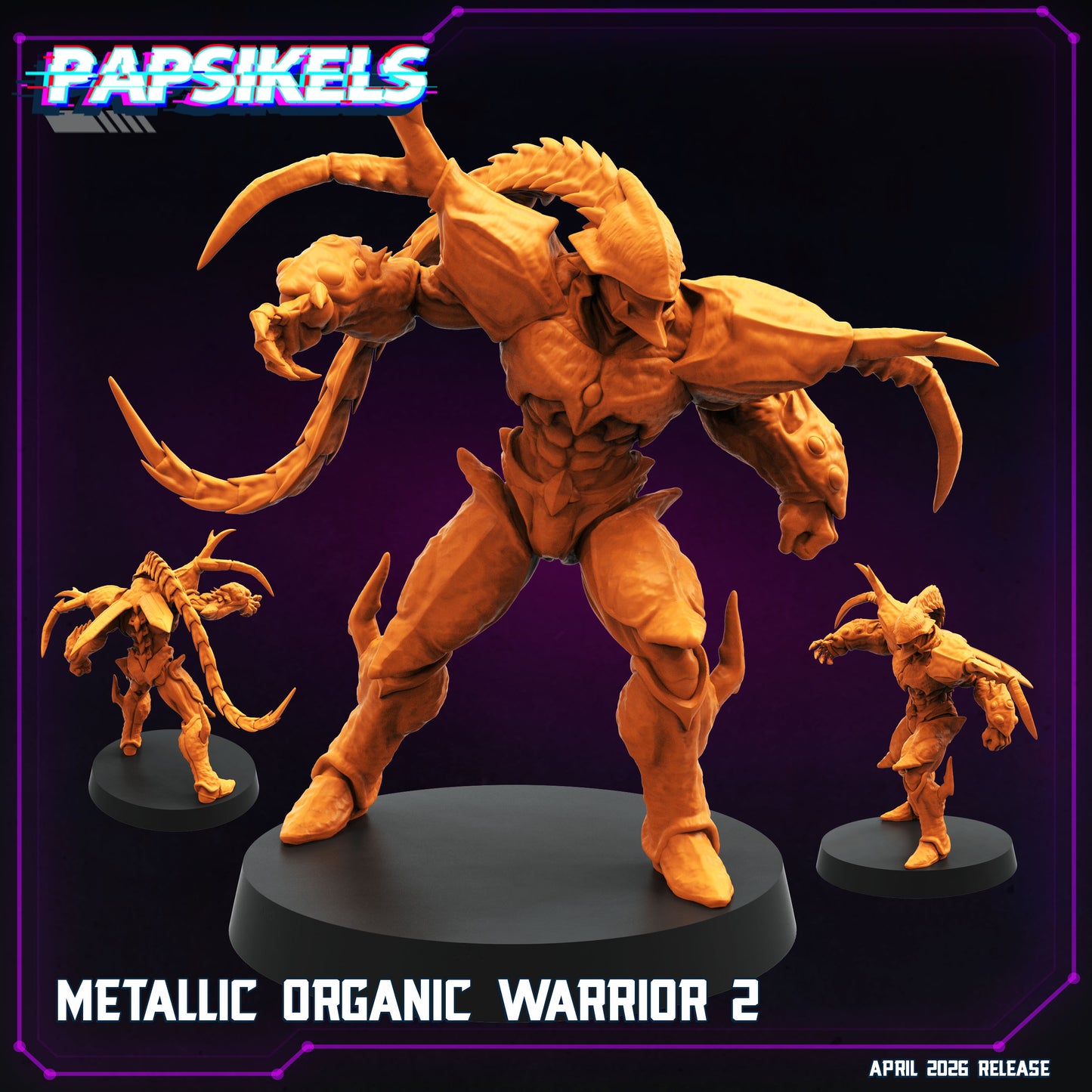Metallic Organic Warrior - 32mm Scale Guyver Proxy | Papsikels
