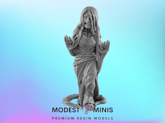 Drowned Maiden - 25mm - 75mm Scale | DnD | EC3D Fantasy Mini | Beasts and Baddies