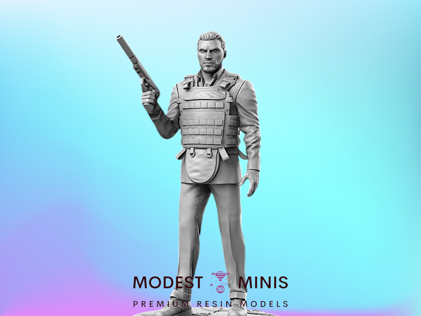 5pc Modern Warfare 2 - 28mm Scale Resin Military Miniature | Zona Alfa | Spectre Ops RN Estudio