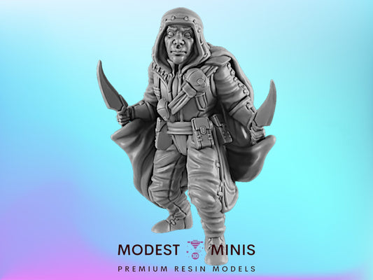 Rogue Human Male | 25mm - 75mm Scale | DnD | EC3D Fantasy Mini | Everyday Heroes