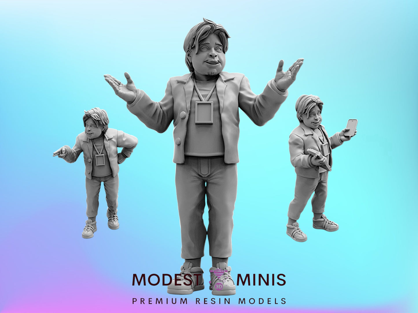 Idol Demon Hunter Manager - 32mm Scale Cyberpunk Mini | Papsikels