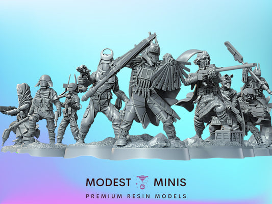 9pc Marauders - 28mm - 40mm Scale | Star Wars Legion Mini | War Bear