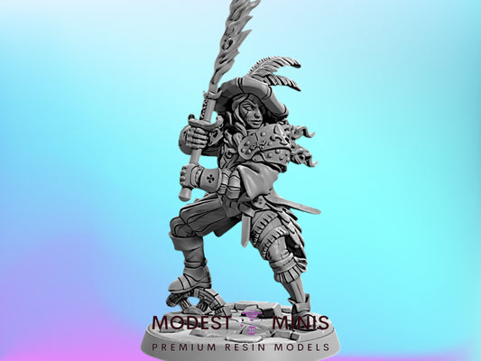 Lady Marika | 28mm - 75mm Scale Resin Minis | DnD | Frostgrave Artisan Guild Vanguard