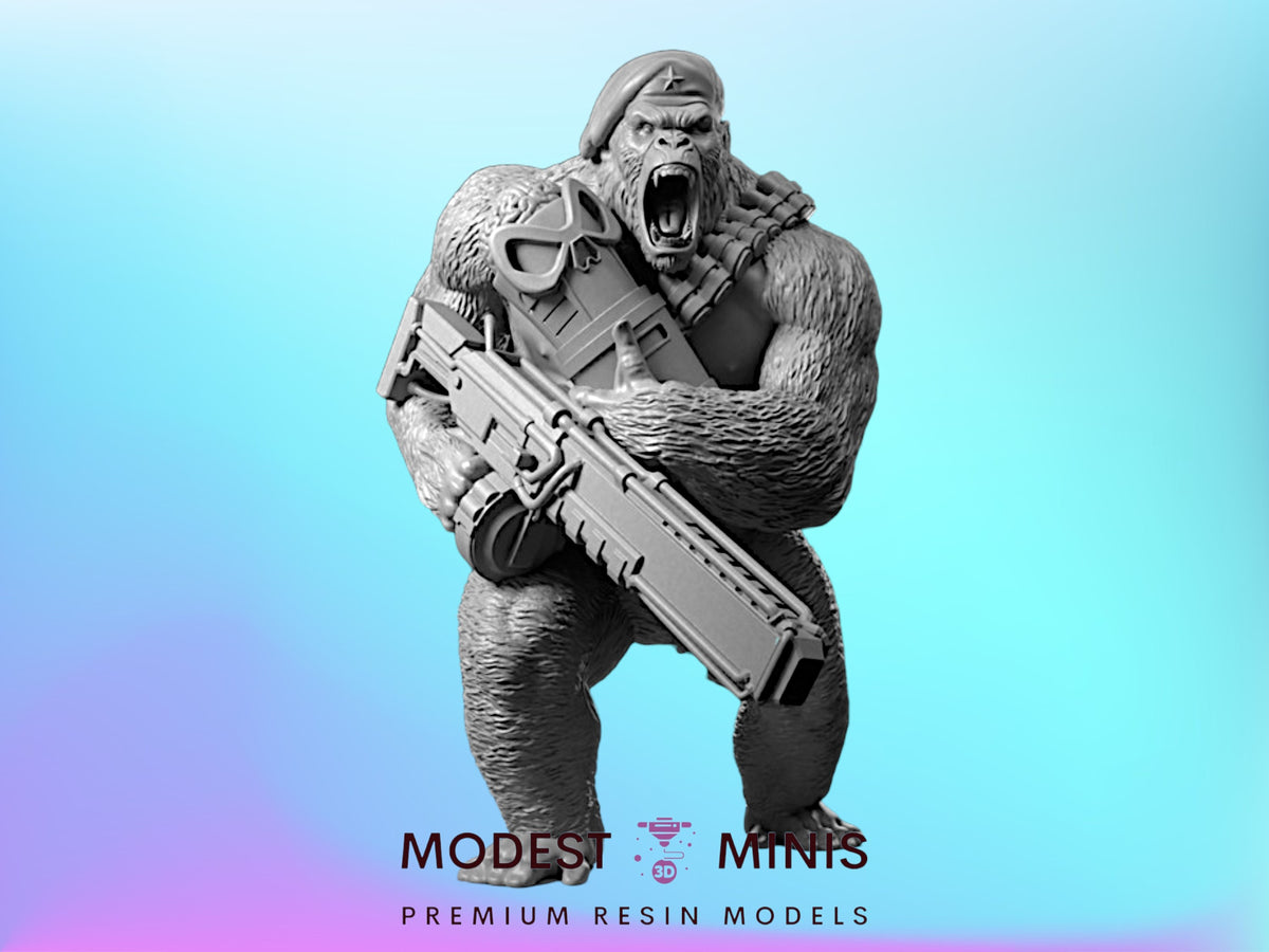 Mastermind Gorilla | 32mm - 40mm Mini | Crisis Protocol Proxy | Superhero | Legion