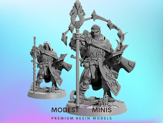 Battlemage Matija | 28mm - 75mm Scale Resin Minis | DnD | Frostgrave Artisan Guild Vanguard