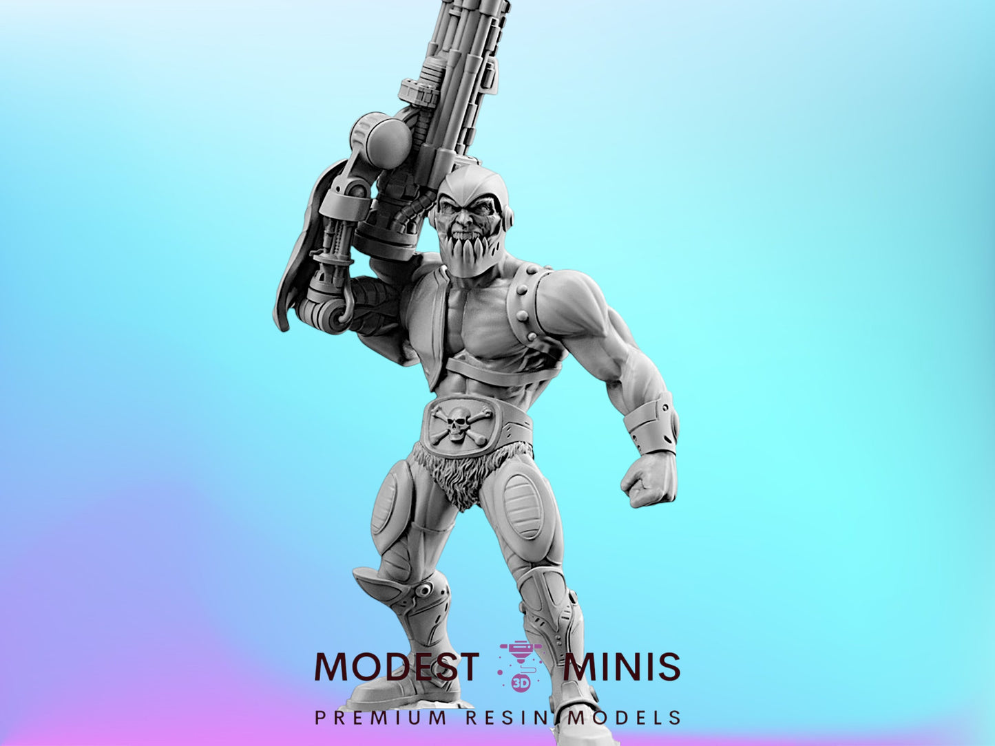 Maw-Face - 28mm - 100mm DnD Miniature | He-Man | 80's Fantasy Mini - RN Estudio