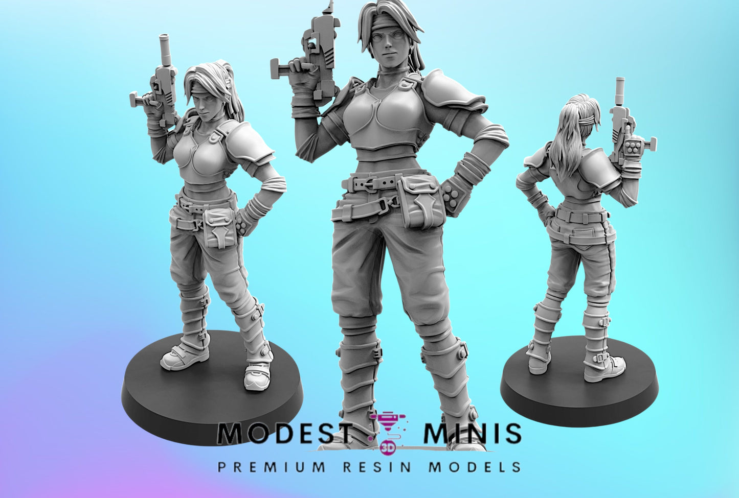 Eco Terrorist Insurgent Techie Mechanic Expert - 32mm Scale Cyberpunk Final Fantasy Shadowrun | Papsikels