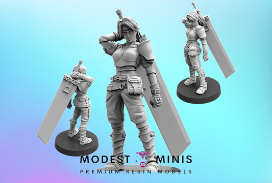 Eco Terrorist Insurgent Techie Mercenary - 32mm Scale Cyberpunk Final Fantasy Shadowrun | Papsikels