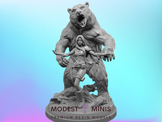 Mirage and Bear | 32mm - 40mm Mini | Superhero | C27