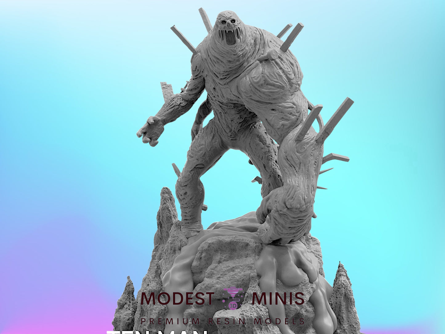 Molten Man | 32mm - 40mm Mini | DnD Mini | Superhero | Trident