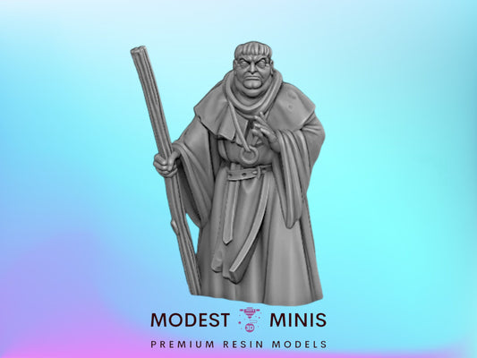 Friar Hero Mini | 28mm - 75mm Scale | DnD Frostgrave Mini | Vae Victis Fantasy