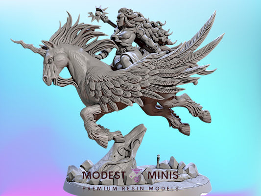 Tempest and Genevieve | 28mm - 75mm Scale Resin Minis | DnD | Frostgrave Artisan Guild Vanguard