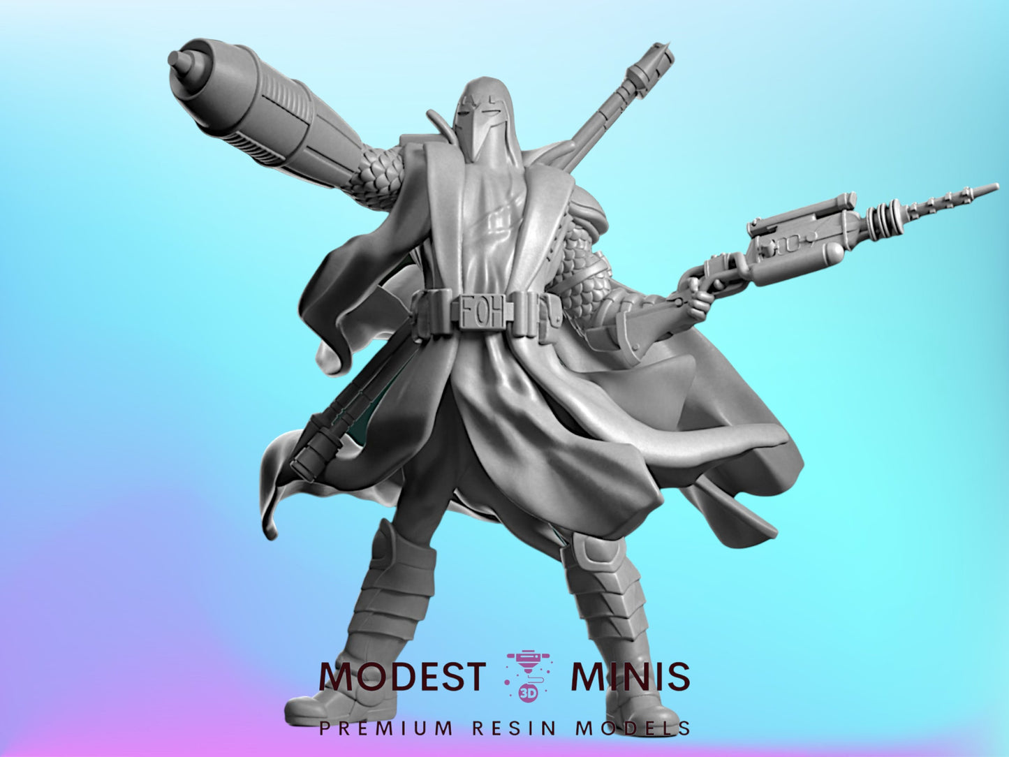 Mutant Enforcer | Xcutioner | Resin Miniature Proxy for Crisis Protocol | Legion