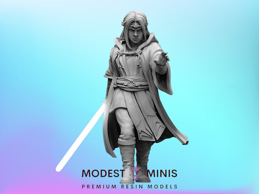 Ancient Mystical Radiant Warrior - 28mm - 40mm Scale | Star Wars Mini
