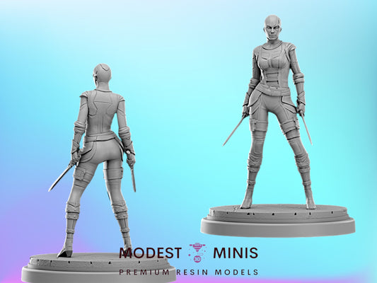 Galactic Assassin | Nebula 32mm - 40mm Mini | Crisis Protocol Proxy | Superhero | Hall of Heroes