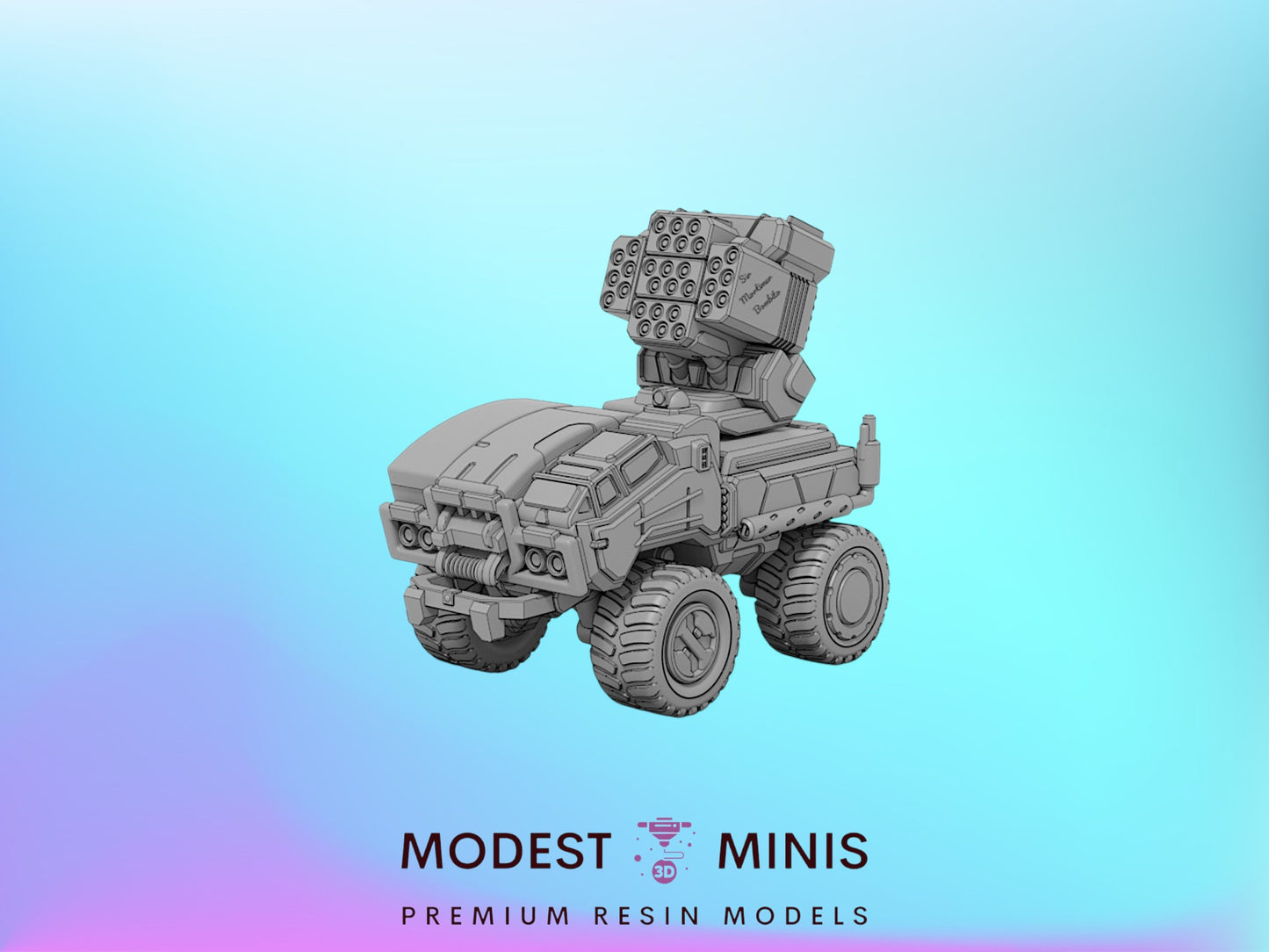 Light Nesun SRM | 1:265 | 285 | 6mm Battletech Scale | Sir Mortimer