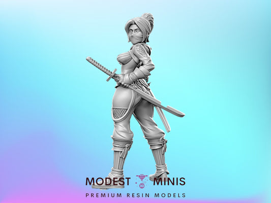 Ninja Dungeon Pinups - 28mm 32mm Scale DnD Miniature | RN Estudio