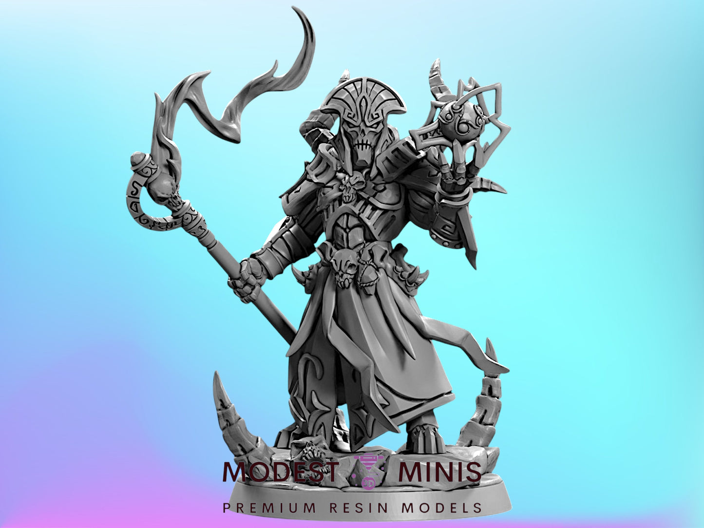 Nogroth Doomcaller | 28mm - 75mm Scale Resin Minis | DnD | Frostgrave Artisan Guild Simulacra
