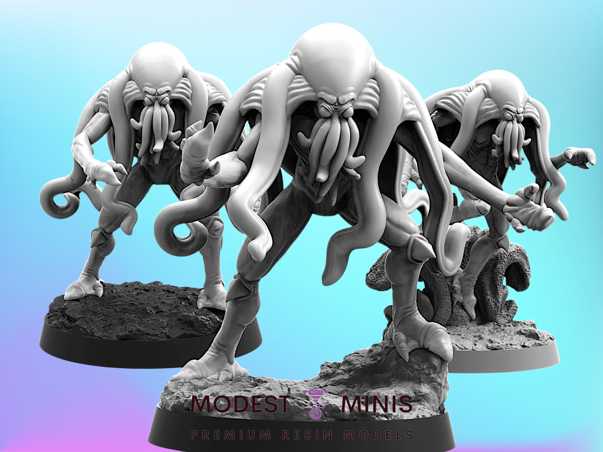 Papsinoid Octoman - Resin Cyberpunk Guyver Miniature  | Papsikels