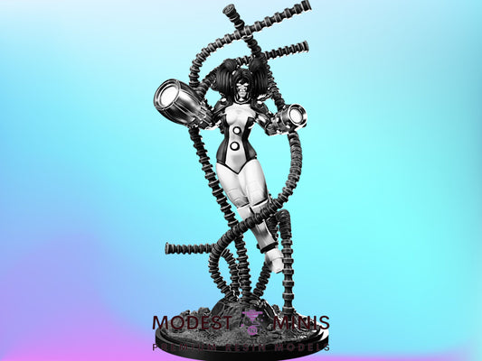 Cybernetic Evolution Enforcer | Omega Sentinel | Resin Miniature Proxy for Crisis Protocol | Legion