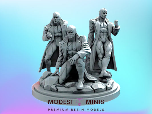 3pc One Man Army - 32mm - 40mm Mini | Crisis Protocol Proxy | C27