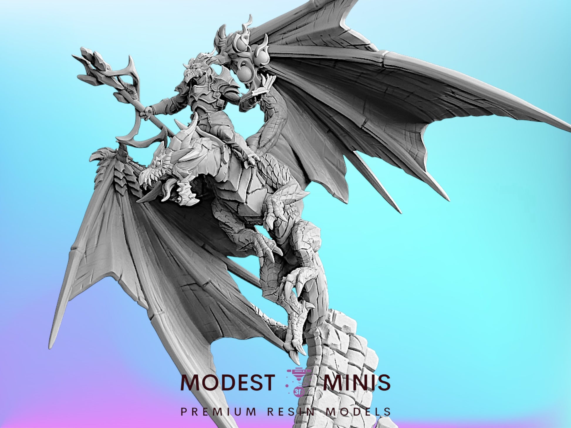 Dragon with Rider