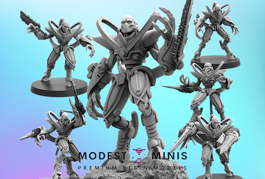 Paptoss Second Born Zealots - 32mm Scale Starcraft Proxy | Papsikels